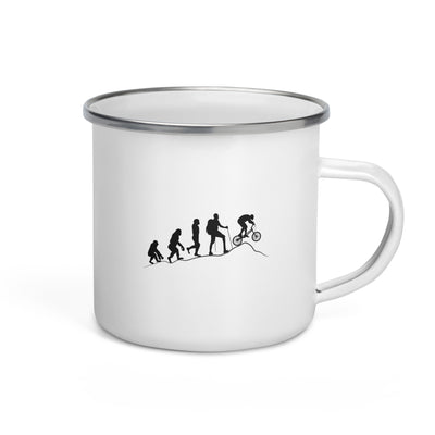 Mountainbike Evolution - Emaille Tasse mountainbike Default Title