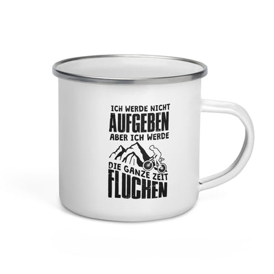 Nicht Aufgeben Aber Fluchen - Mountainbike - Emaille Tasse mountainbike Default Title