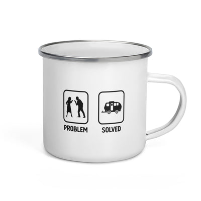 Problem Solved - Camping Caravan - Emaille Tasse camping Default Title