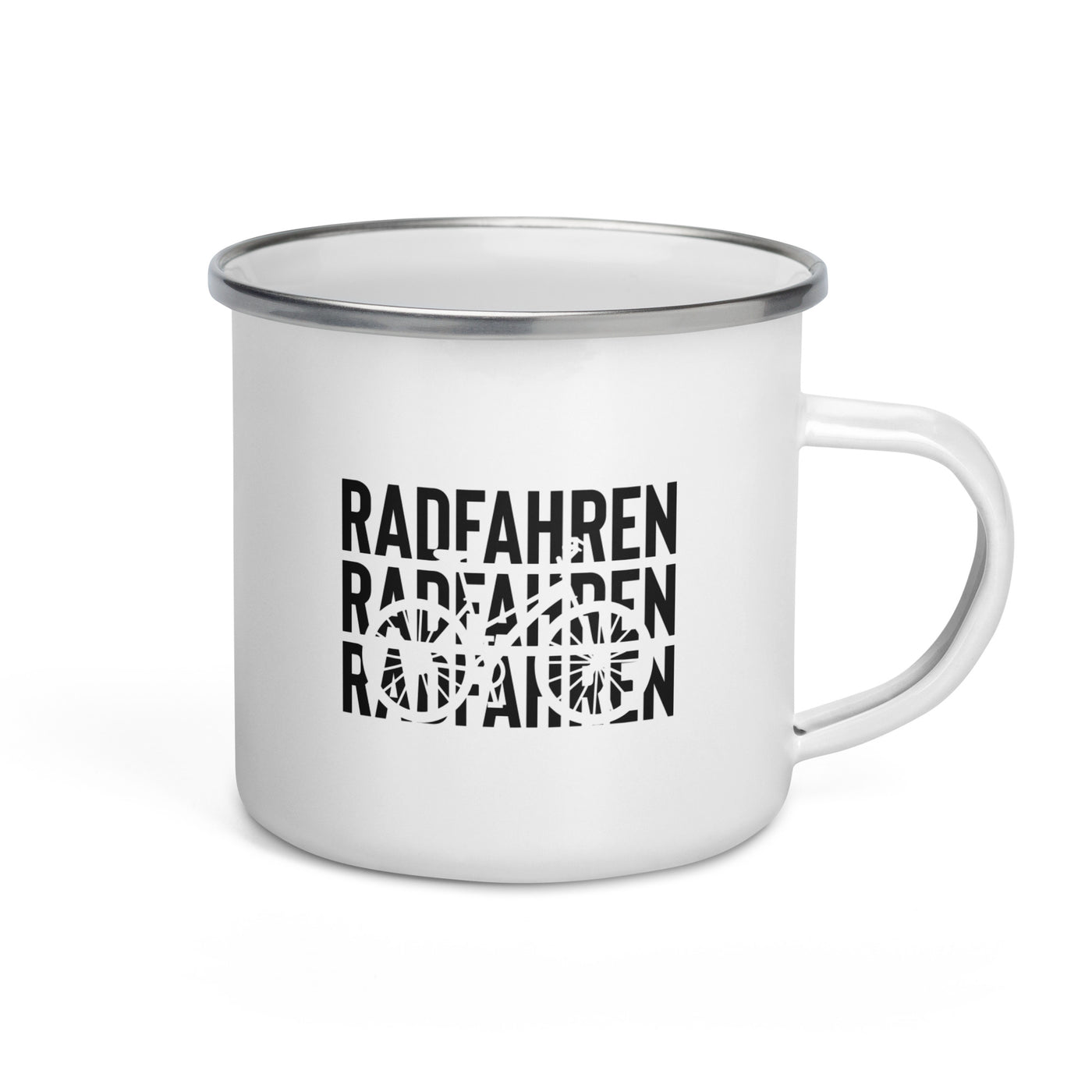 Radfahren - Emaille Tasse fahrrad Default Title