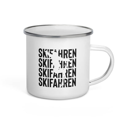 Skifahren - Emaille Tasse ski Default Title