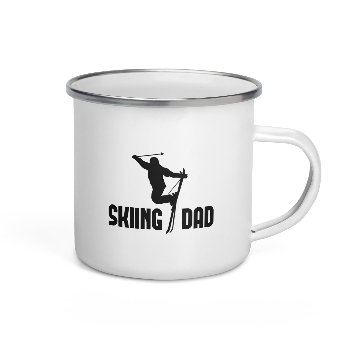 Skiing Dad - Emaille Tasse ski Default Title