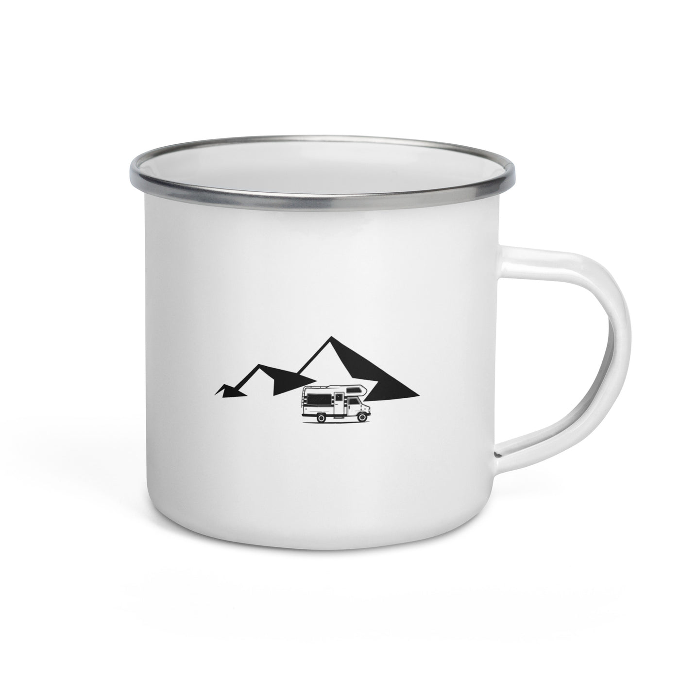 Mountain - Camping Van - Emaille Tasse camping Default Title