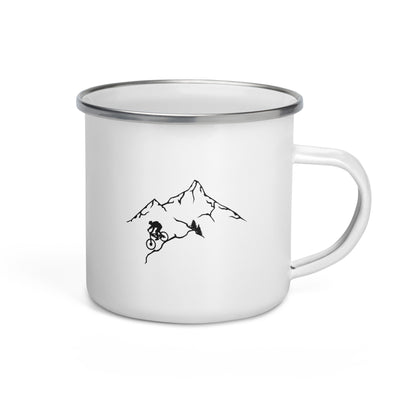 Mountain - Mountaingbiking - Emaille Tasse mountainbike Default Title