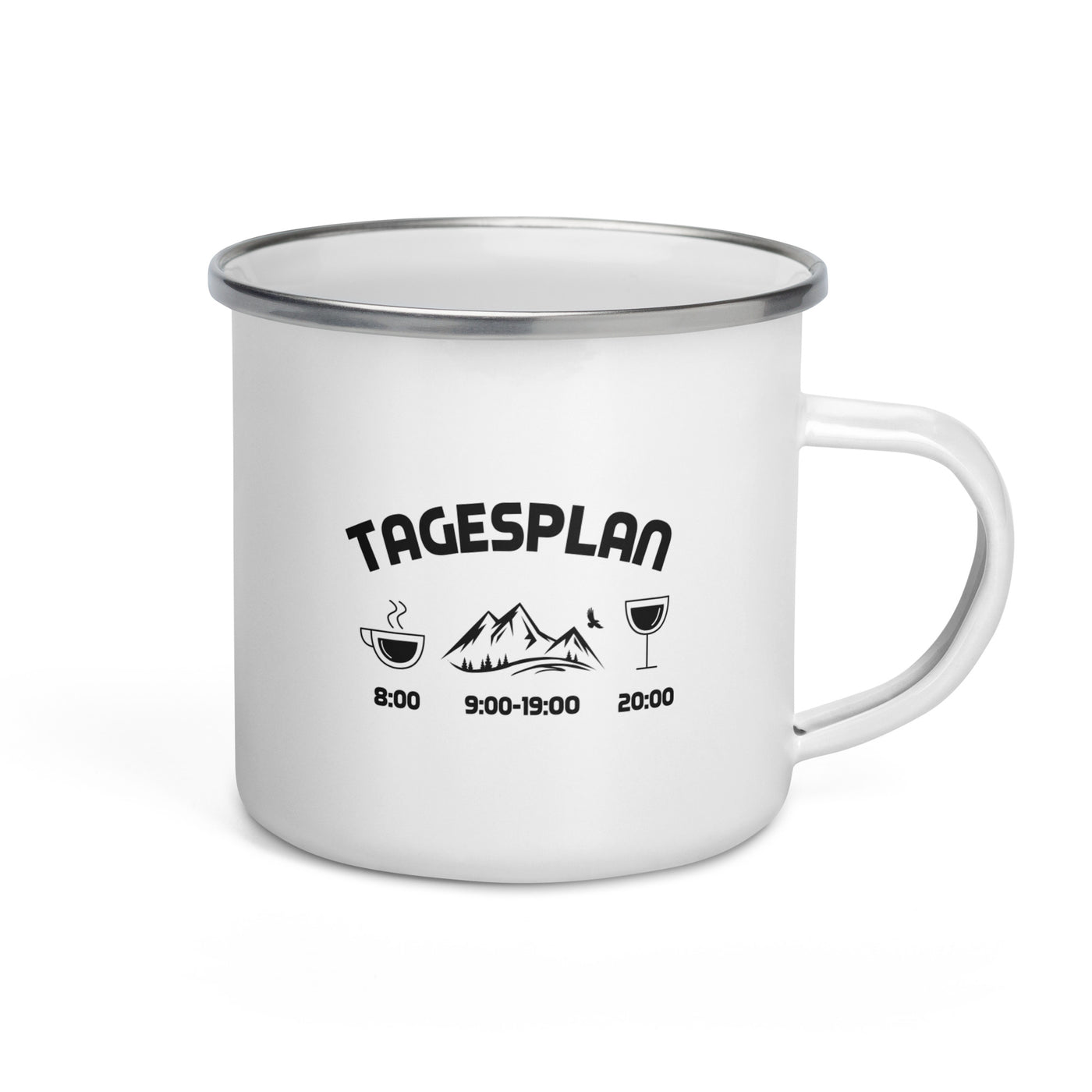 Tagesplan - Emaille Tasse berge Default Title