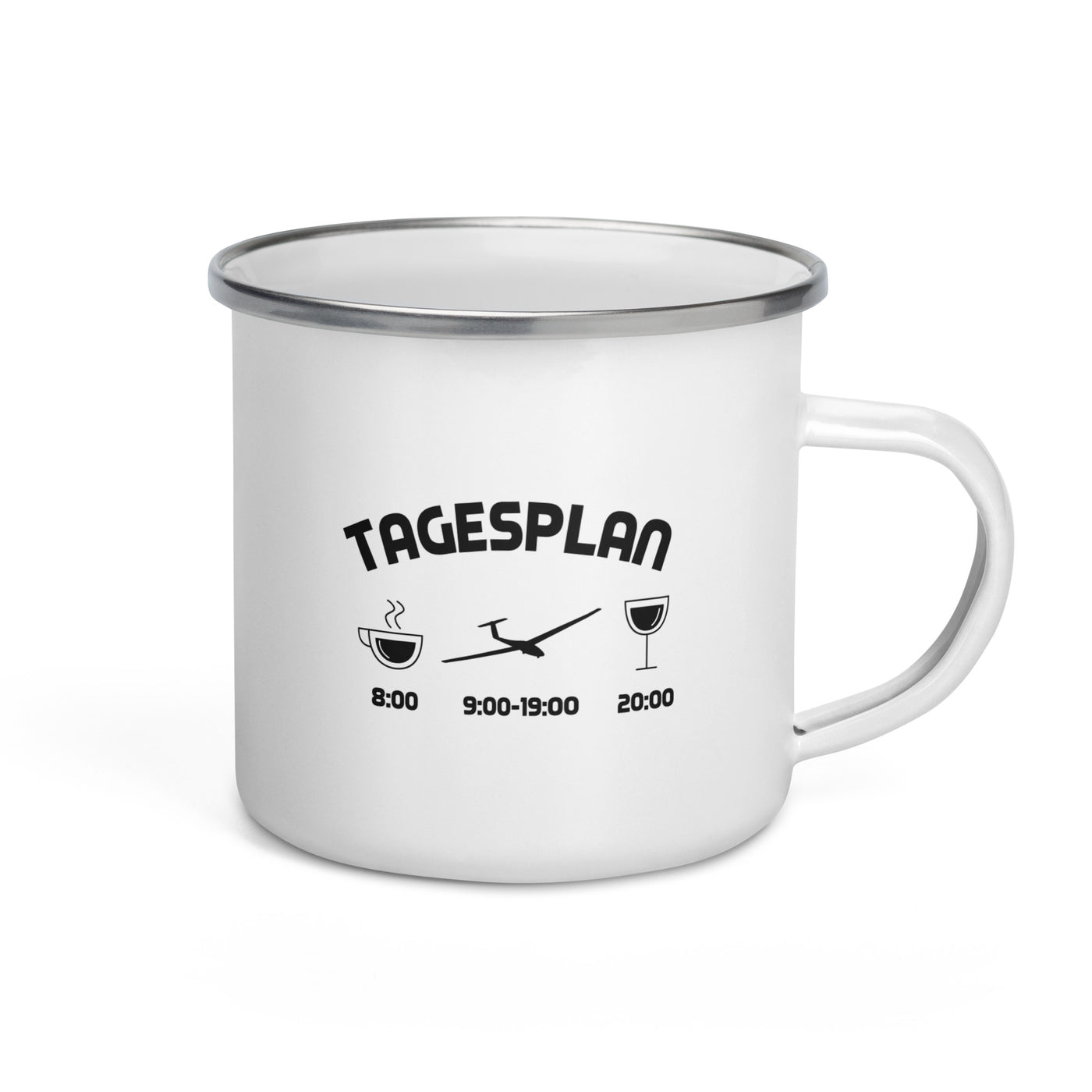 Tagesplan - Emaille Tasse berge Default Title