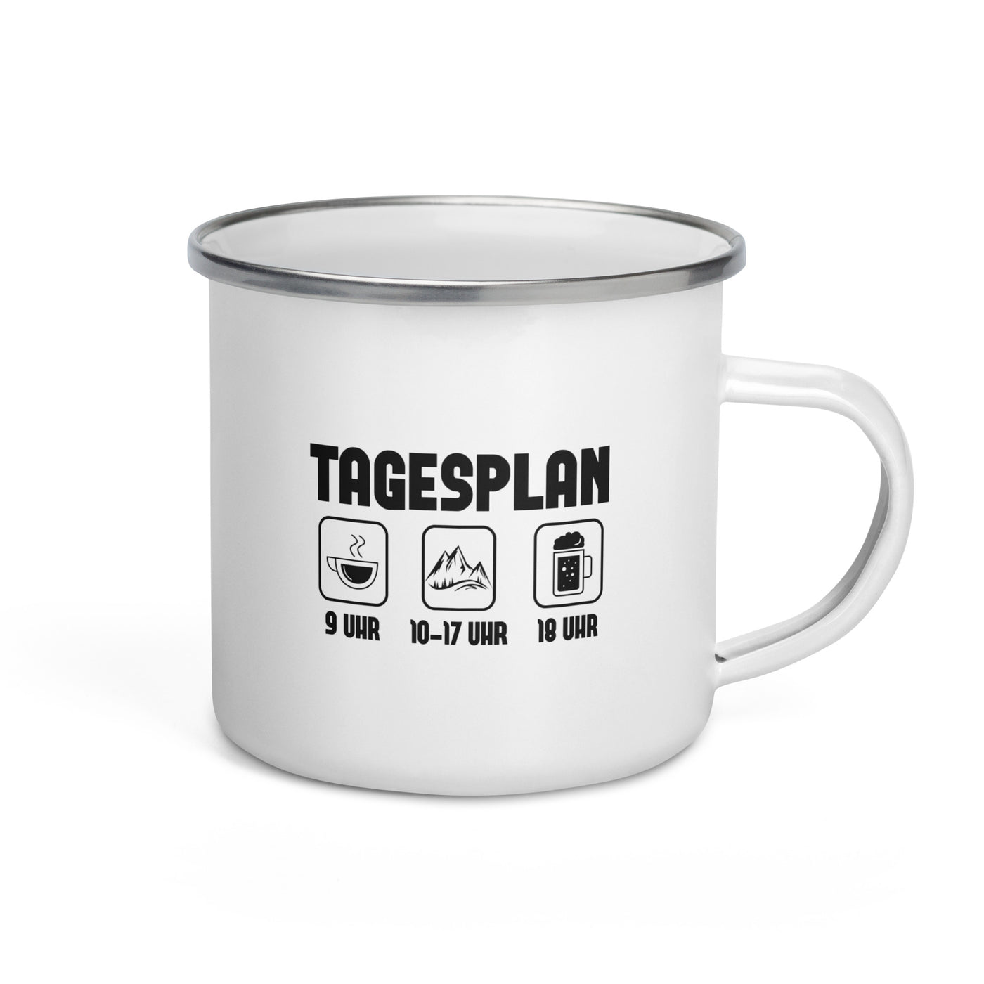 Tagesplan - Emaille Tasse berge Default Title