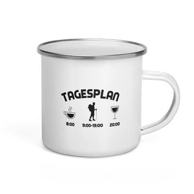 Tagesplan - Emaille Tasse wandern Default Title