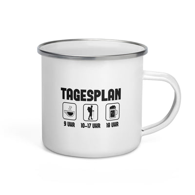 Tagesplan - Emaille Tasse wandern Default Title