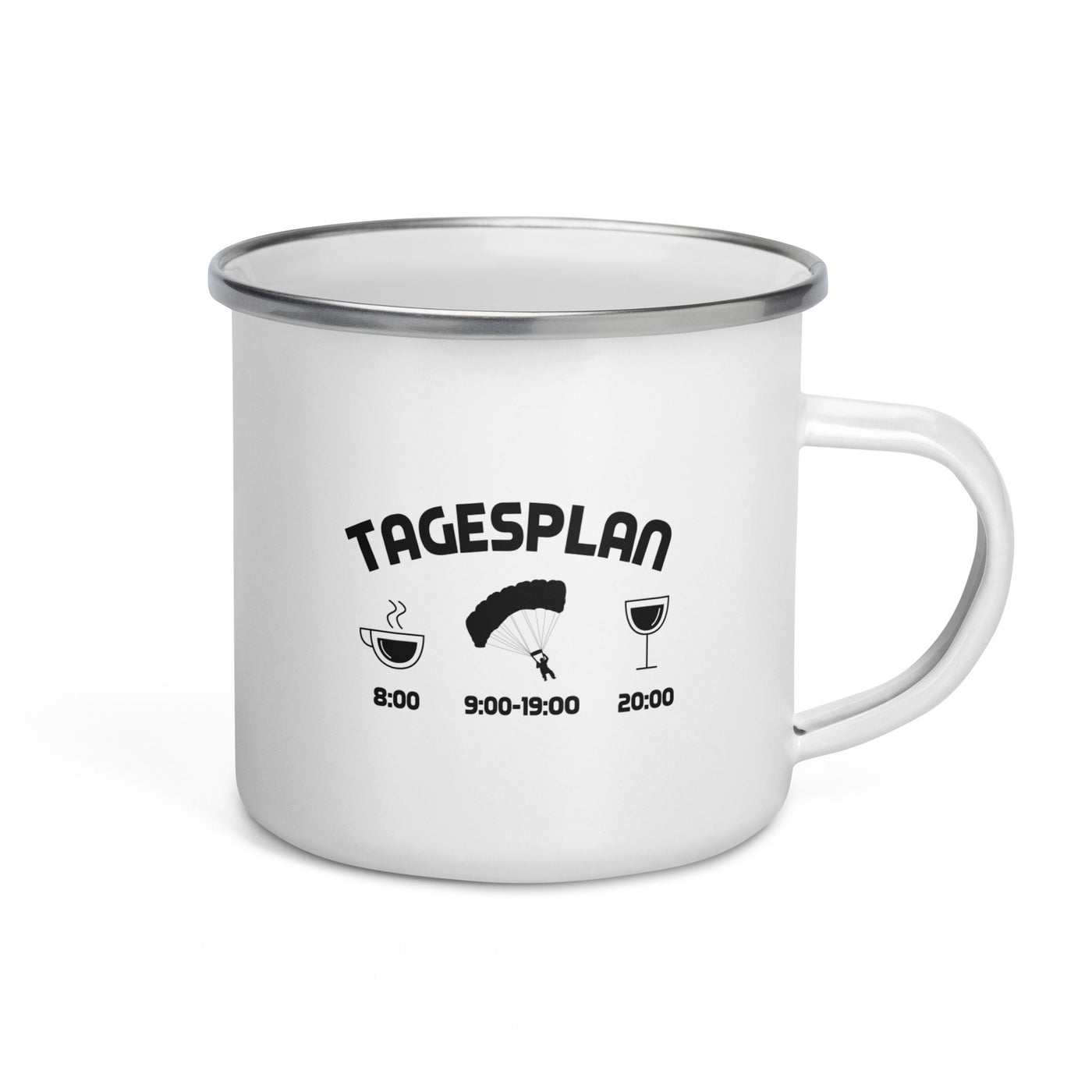 Tagesplan 1 - Emaille Tasse berge Default Title