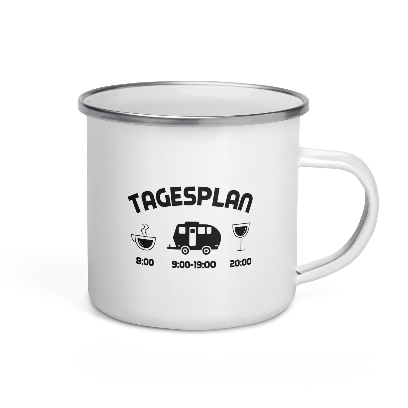 Tagesplan 2 - Emaille Tasse camping Default Title