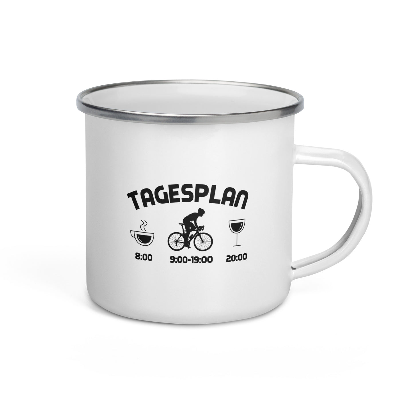 Tagesplan 2 - Emaille Tasse fahrrad Default Title