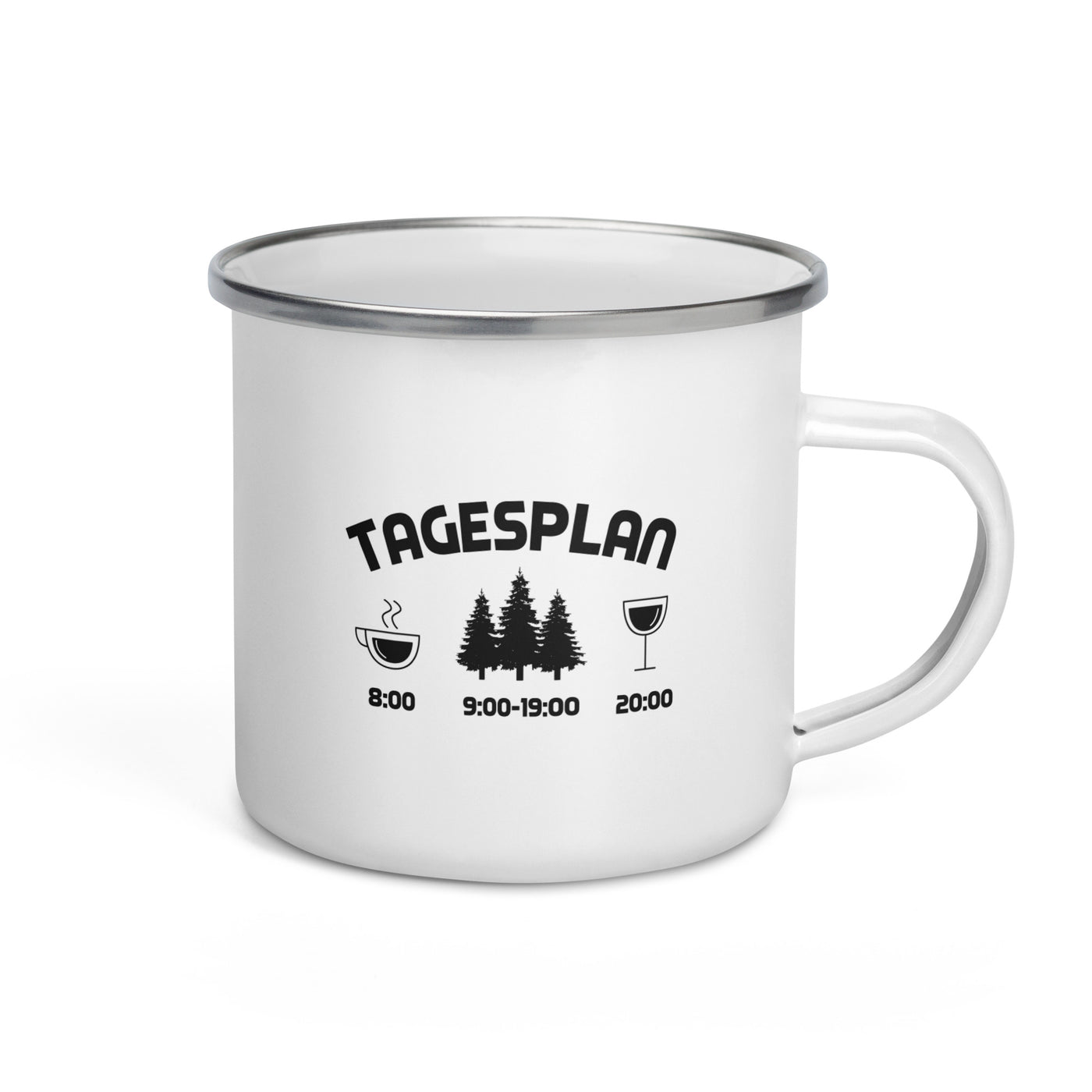 Tagesplan 3 - Emaille Tasse camping Default Title