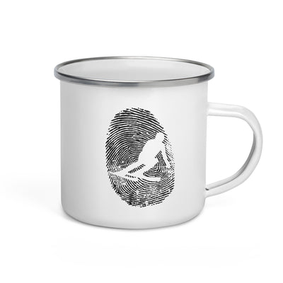 Thumb Print - Skiing - Emaille Tasse ski Default Title