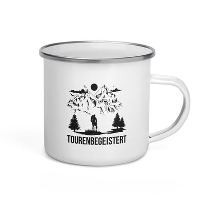 Tourenbegeisterung - Emaille Tasse wandern Default Title