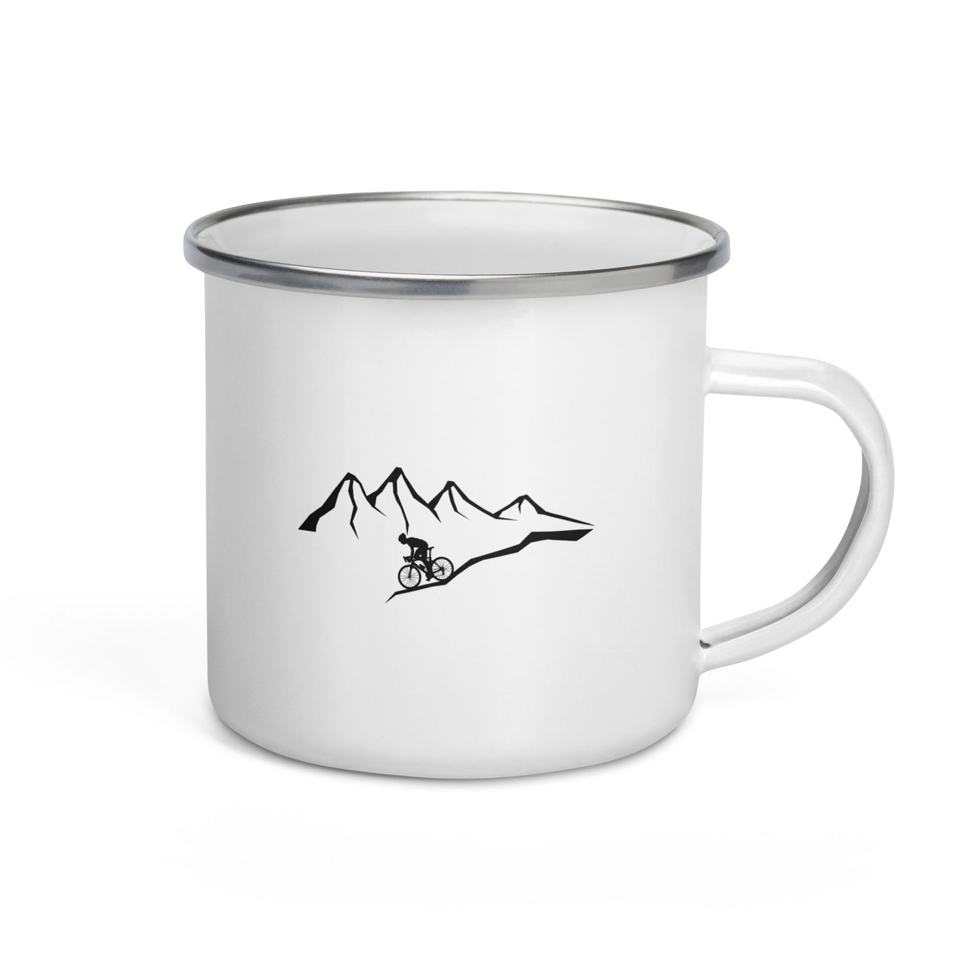 Mountain - Cycling (14) - Emaille Tasse fahrrad Default Title