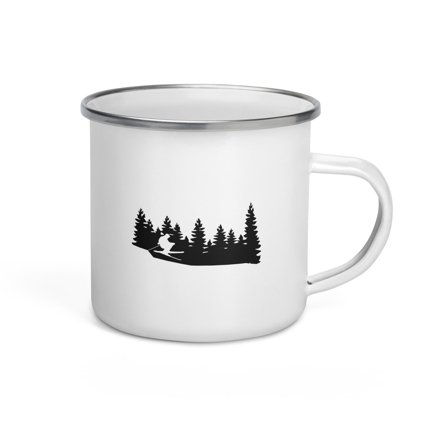 Trees - Skiing - Emaille Tasse ski Default Title