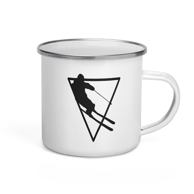 Triangle - Skiing - Emaille Tasse ski Default Title