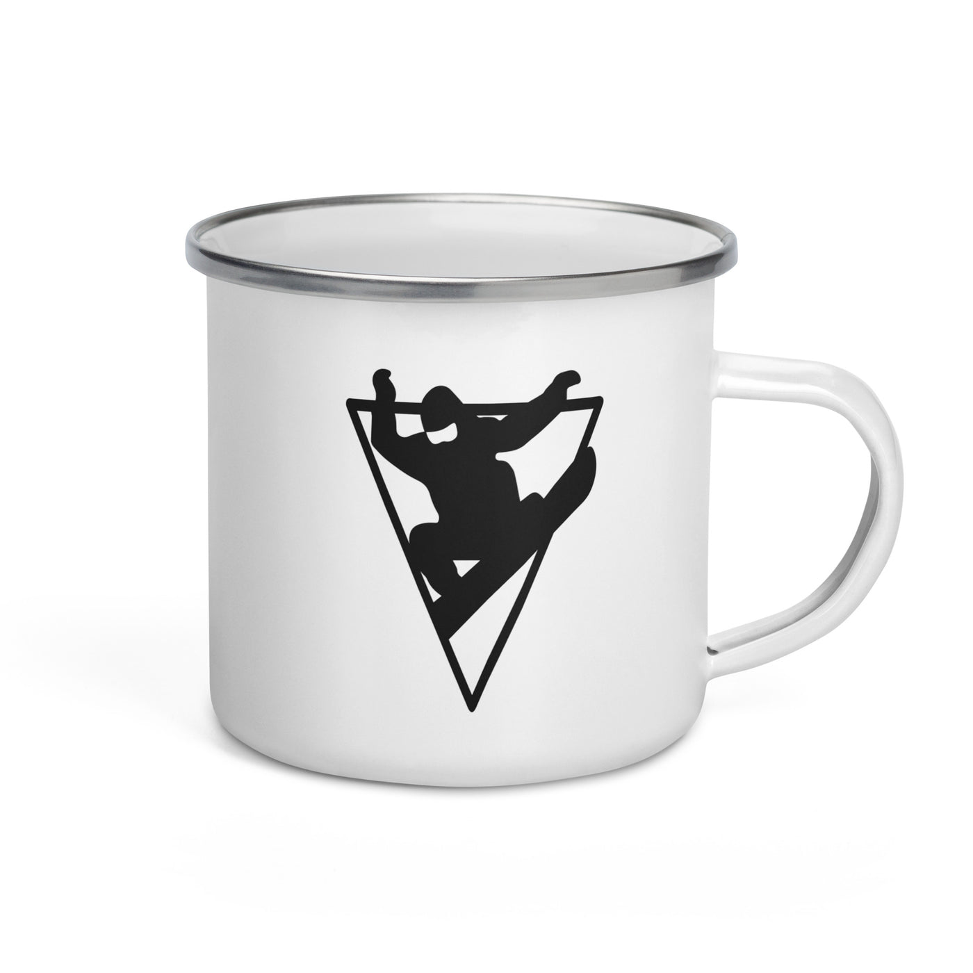 Triangle - Snowboarding - Emaille Tasse snowboarden Default Title