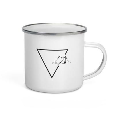 Triangle 1 And Camping - Emaille Tasse camping Default Title