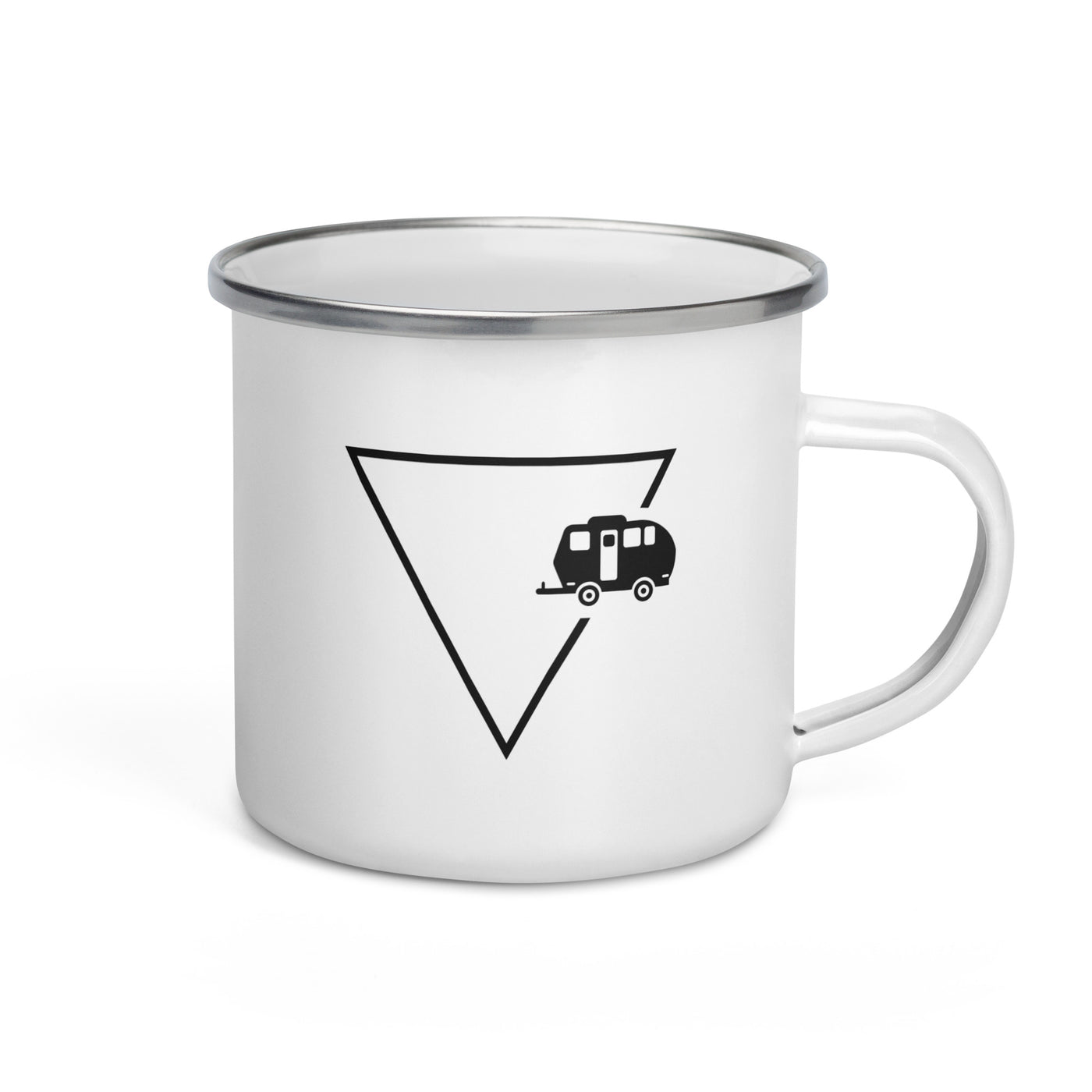 Triangle 1 And Camping - Emaille Tasse camping Default Title