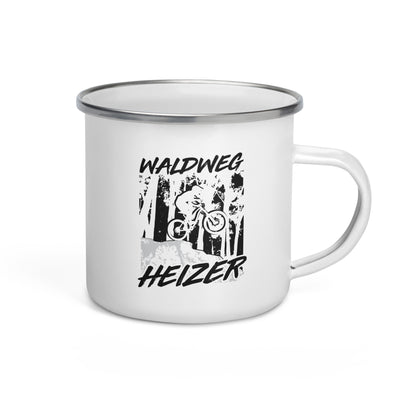 Waldweg Heizer - (F.W) - Emaille Tasse fahrrad wandern Default Title