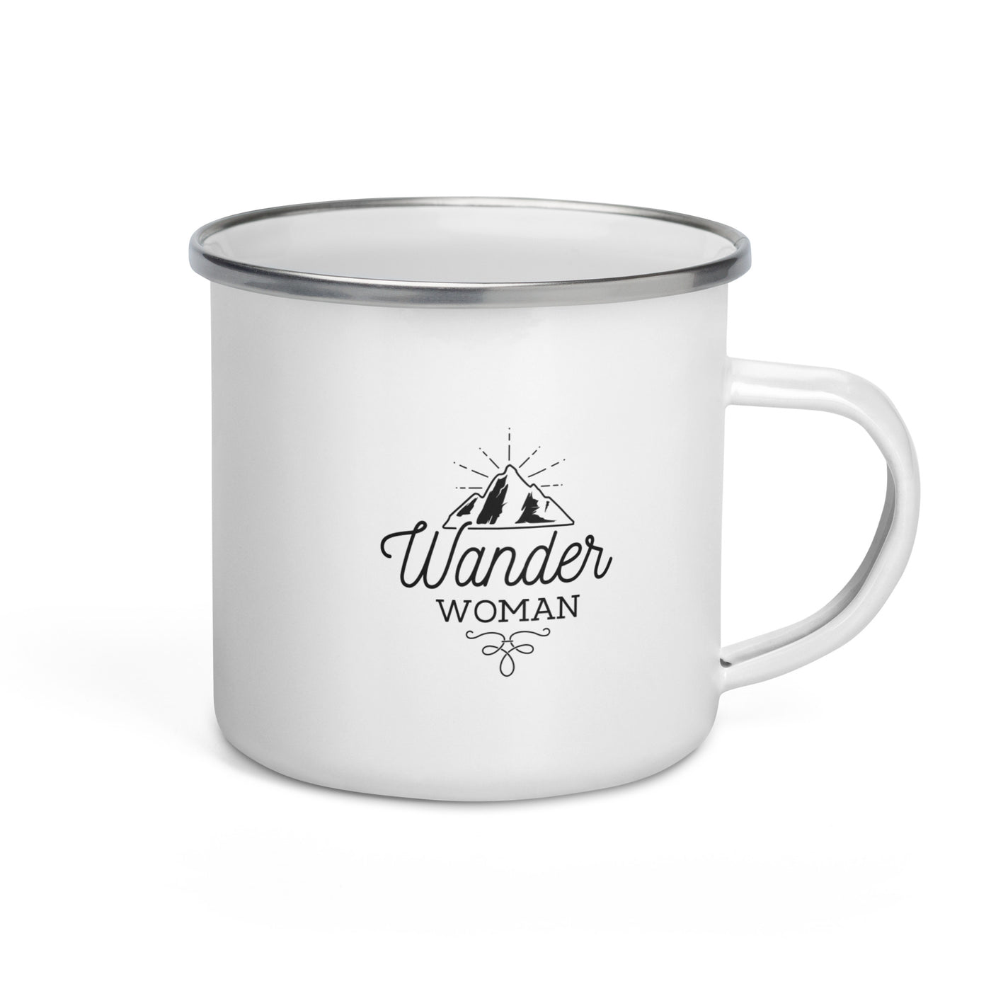 Wander Woman - Emaille Tasse wandern Default Title