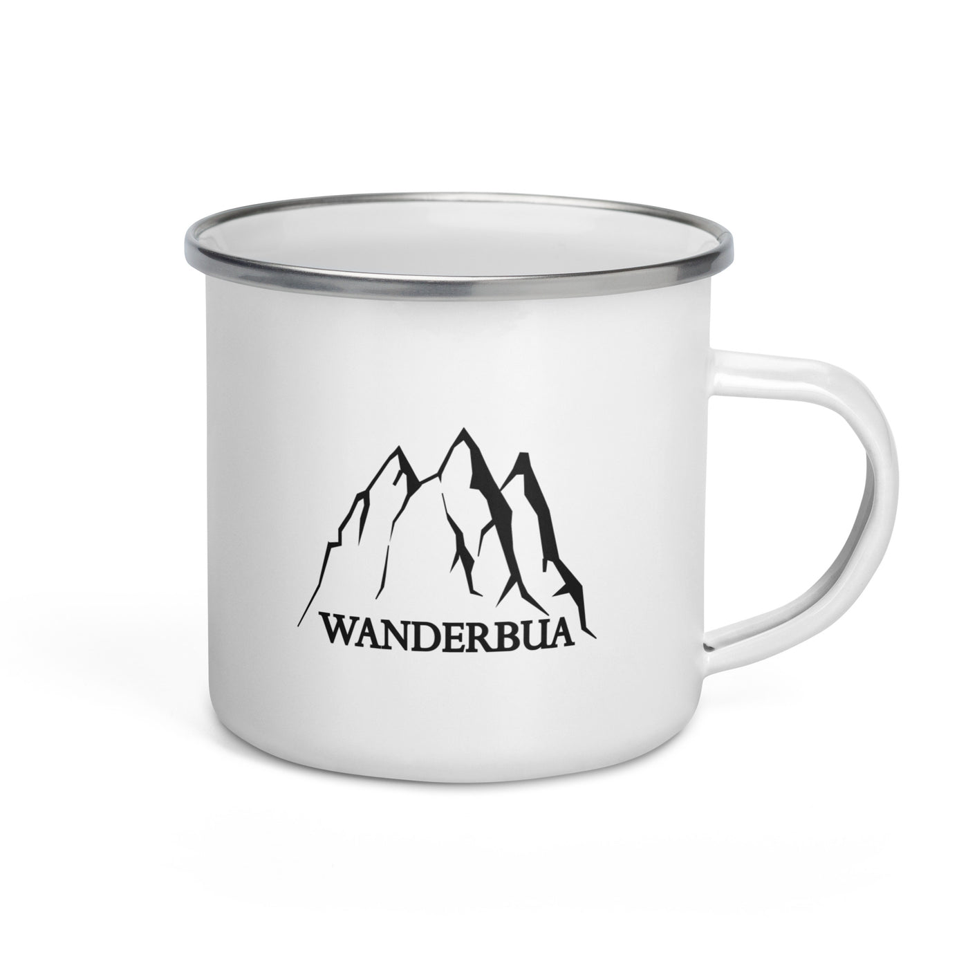 Wanderbua - Emaille Tasse wandern Default Title