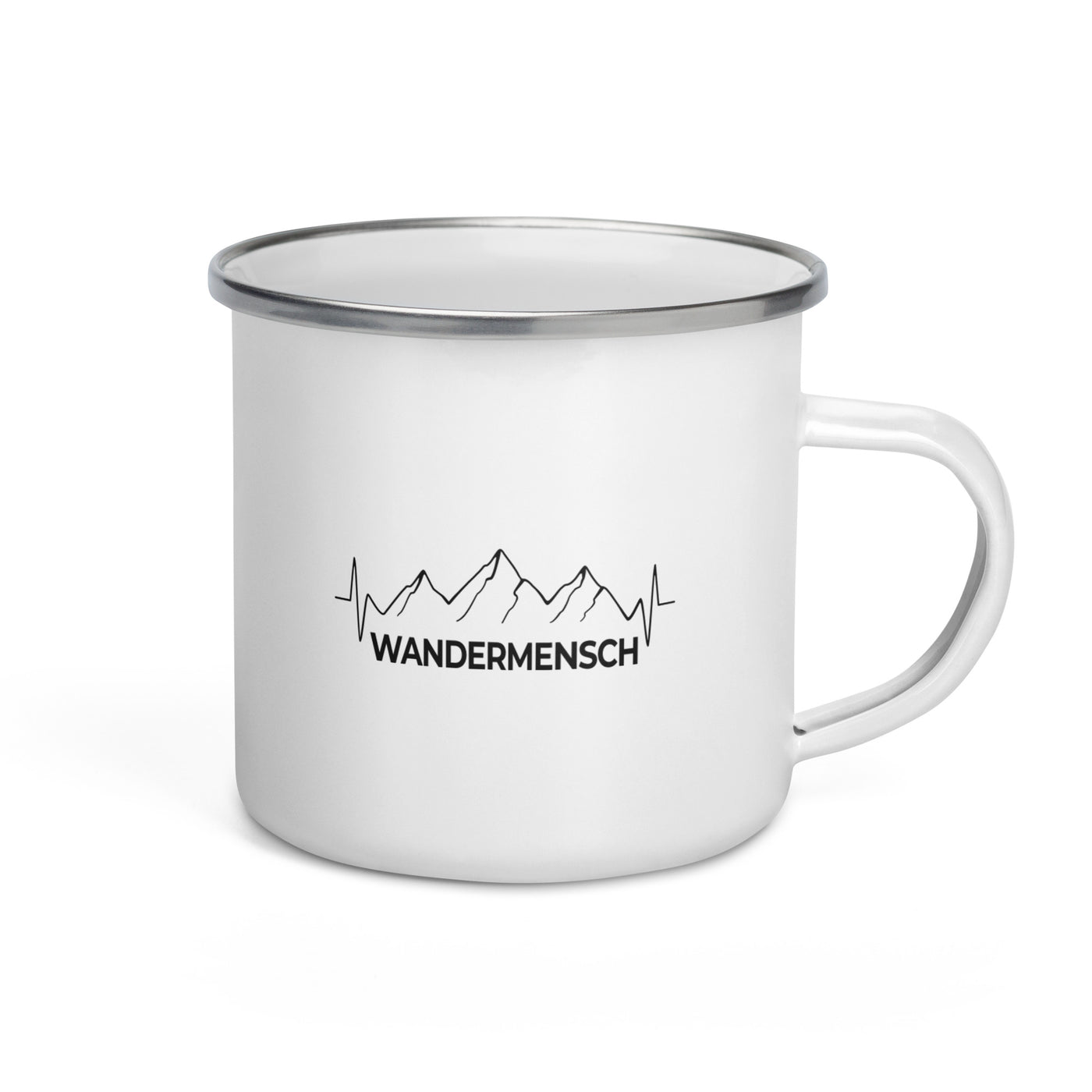 Wandermensch - Emaille Tasse wandern Default Title