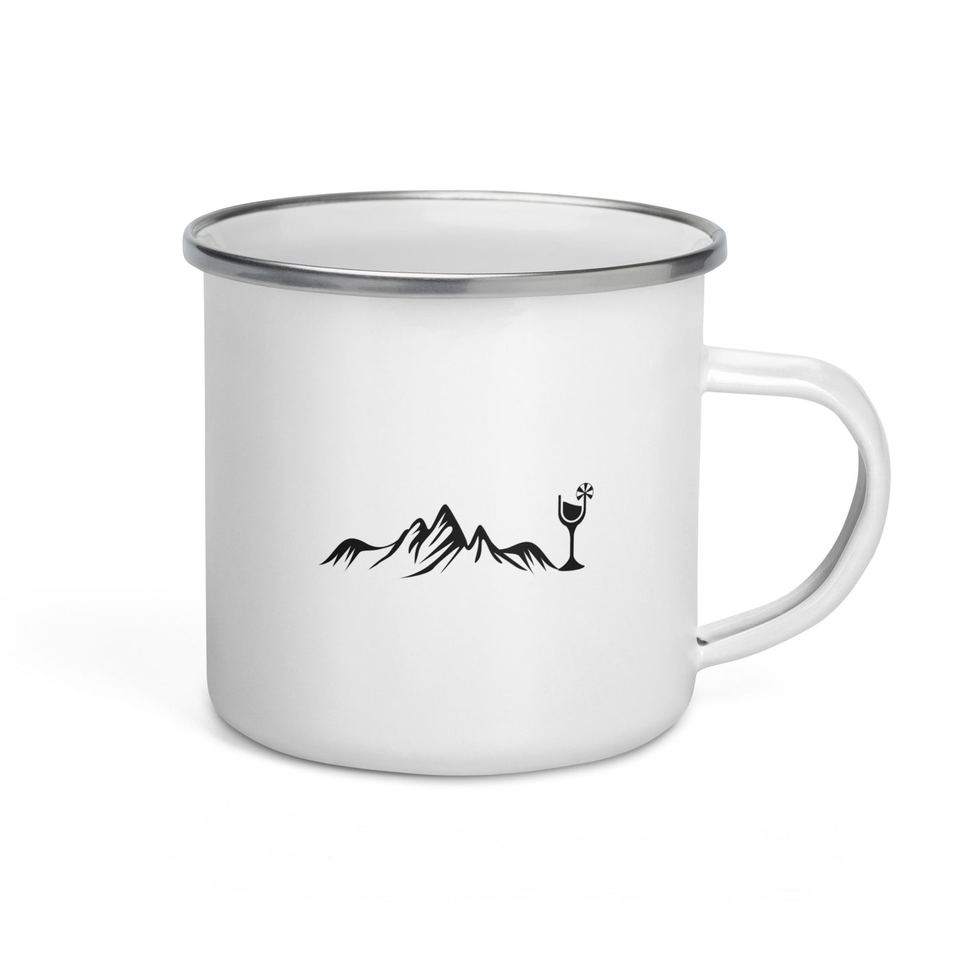 Wine - Mountain - Emaille Tasse berge Default Title