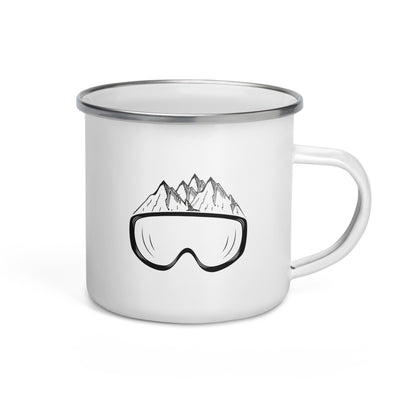 Wintersporteln - Emaille Tasse ski Default Title