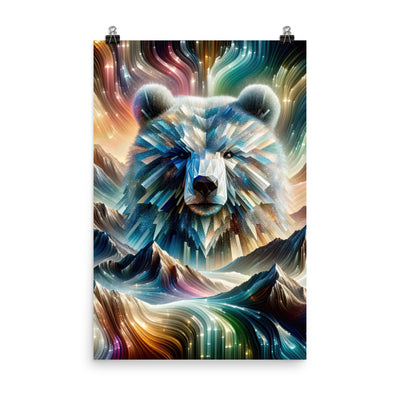 Alpen & Bär Kaleidoskop - Abstrakte Lichtkunst mit Kraft - Poster camping xxx yyy zzz 61 x 91.4 cm