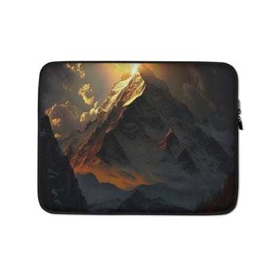 Himalaya Gebirge, Sonnenuntergang - Landschaft - Laptophülle berge xxx 13″