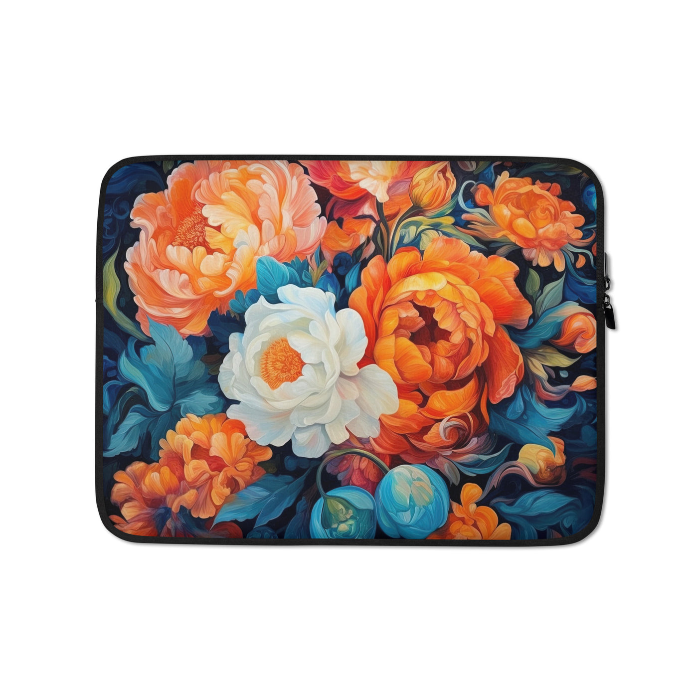 Bunte Blumen - Schöne Malerei - Laptophülle camping xxx 13″