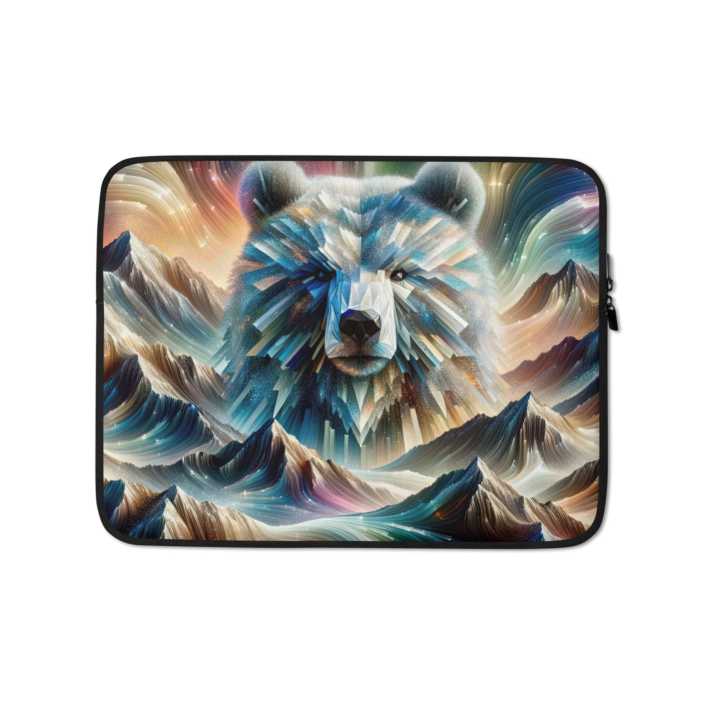 Alpen & Bär Kaleidoskop - Abstrakte Lichtkunst mit Kraft - Laptophülle camping xxx yyy zzz 13″