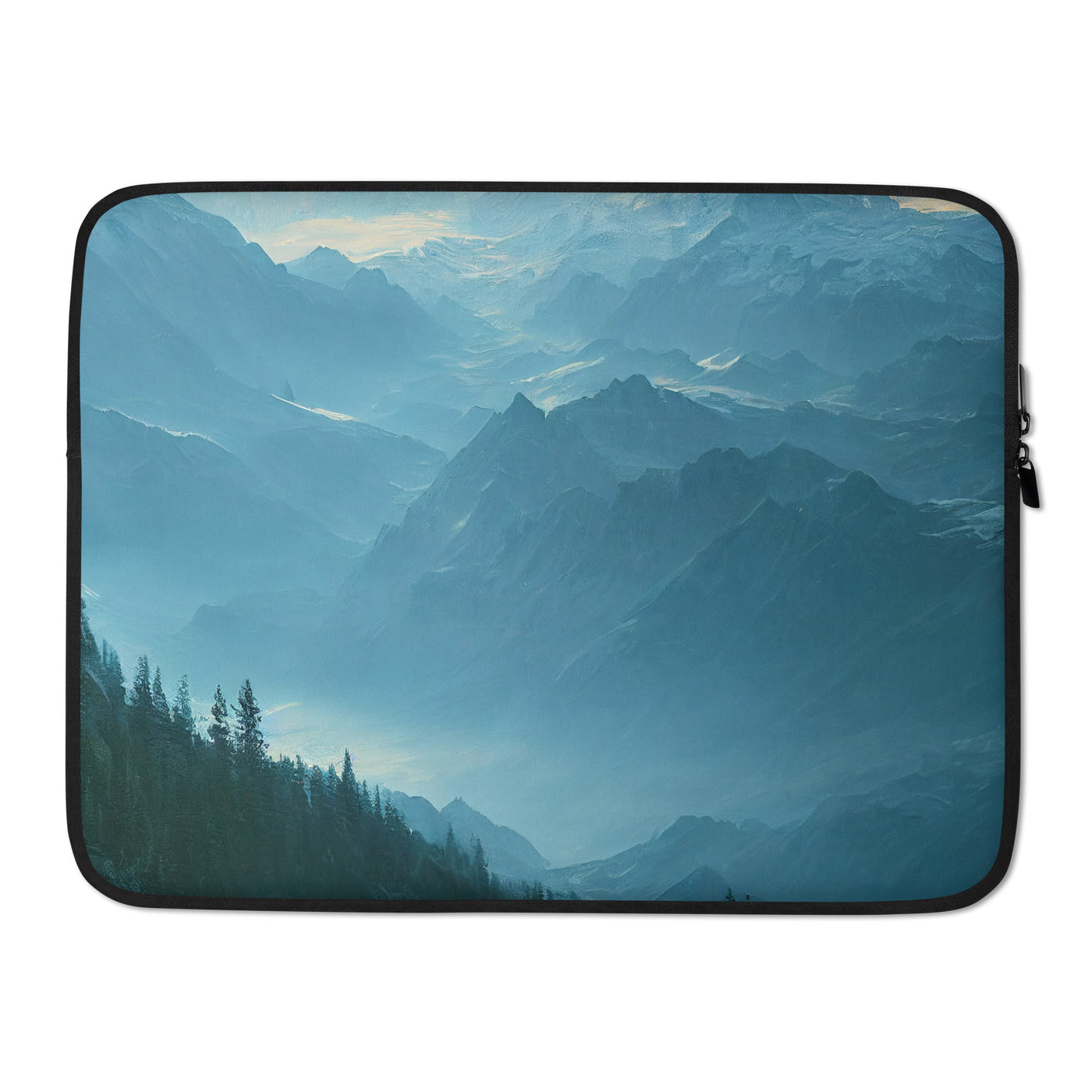 Gebirge, Wald und Bach - Laptophülle berge xxx 15″