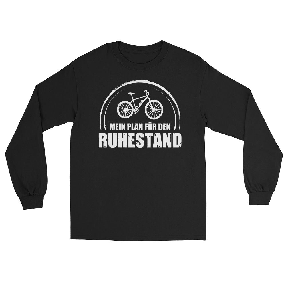 Mein Plan Fur Den Ruhestand - Herren Longsleeve e-bike xxx yyy zzz Black