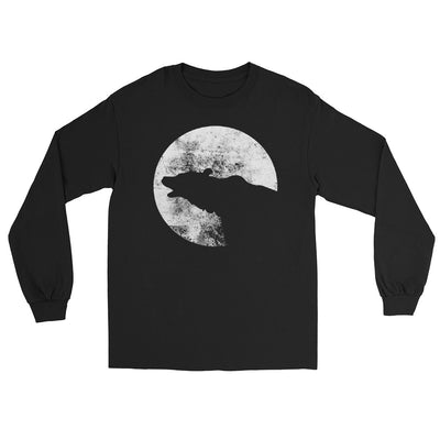 Moon - Bear - Herren Longsleeve camping xxx yyy zzz Black