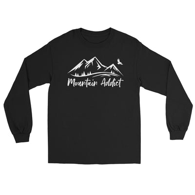 Berge Addict - Herren Longsleeve berge xxx yyy zzz Black