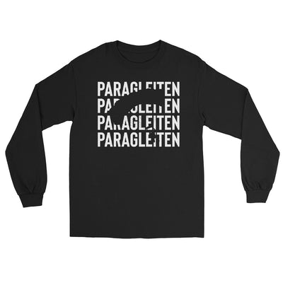 Paragleiten - Herren Longsleeve berge xxx yyy zzz Black