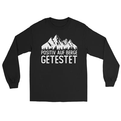 Positiv auf Berge getestet - Herren Longsleeve berge xxx yyy zzz Black