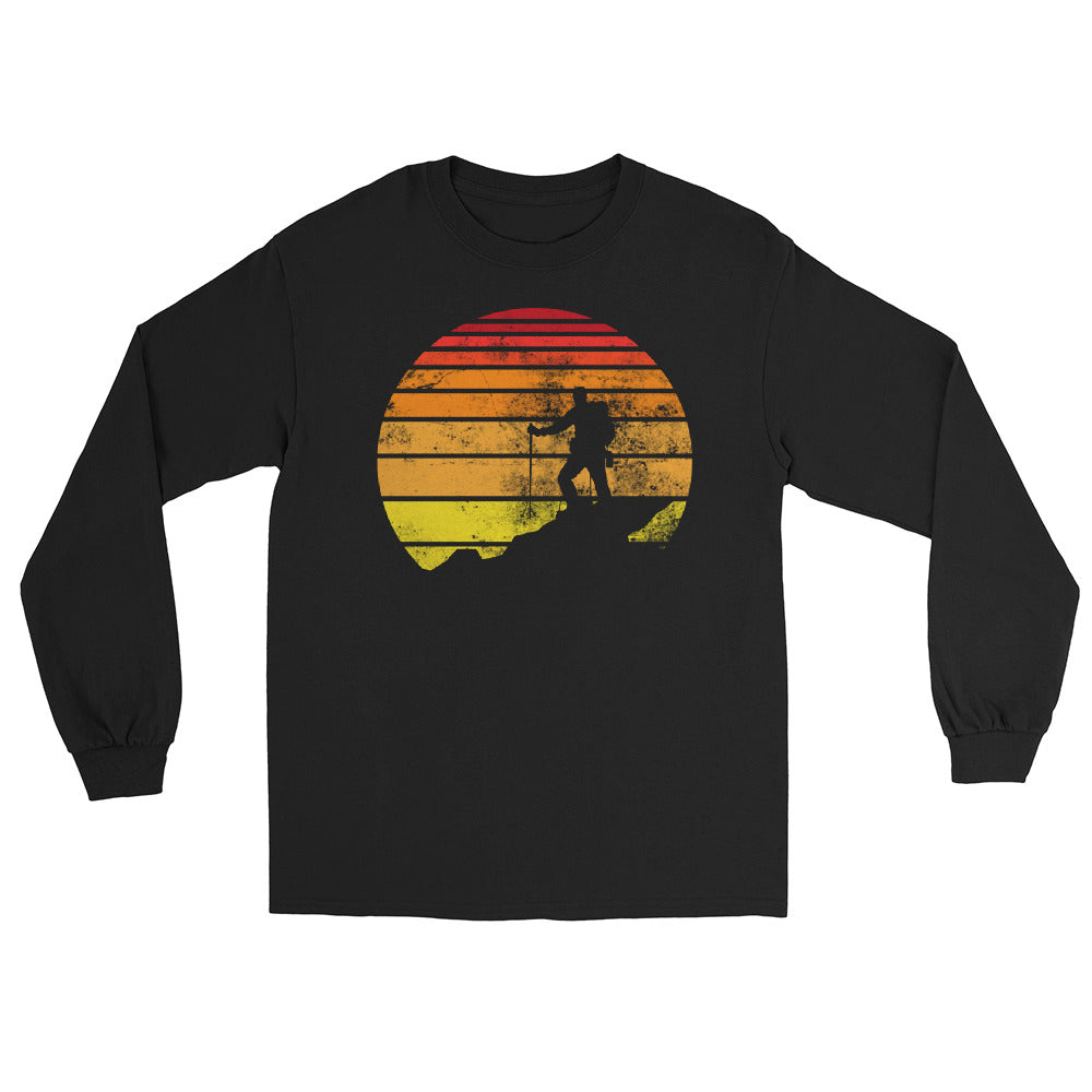 Retro - Wandern - Herren Longsleeve wandern xxx yyy zzz Black