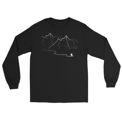 Schifahren - Herren Longsleeve klettern ski xxx yyy zzz Black