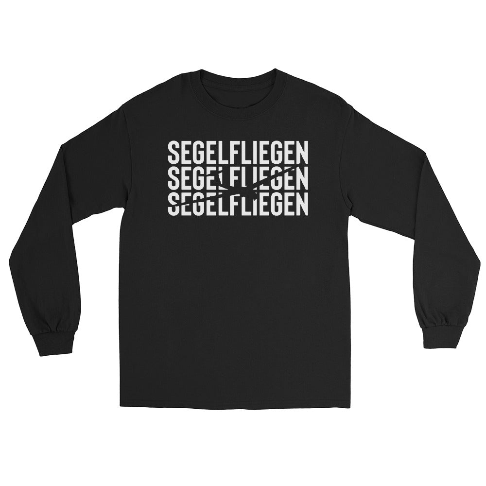 Segelfliegen - Herren Longsleeve berge xxx yyy zzz Black