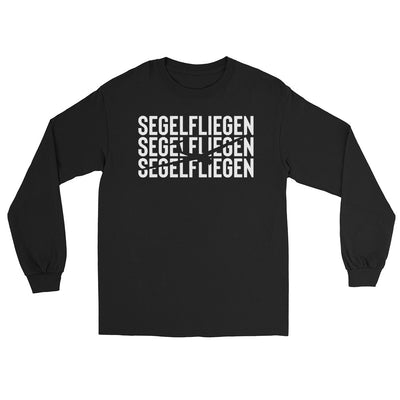 Segelfliegen - Herren Longsleeve berge xxx yyy zzz Black