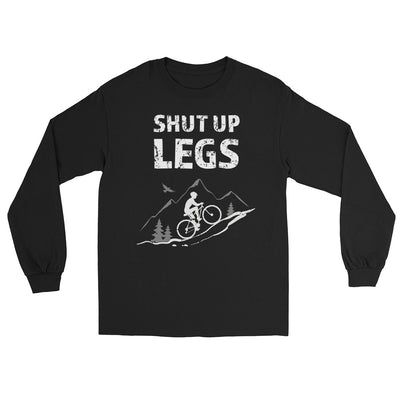 Shut up Legs - (M) - Herren Longsleeve xxx yyy zzz Black