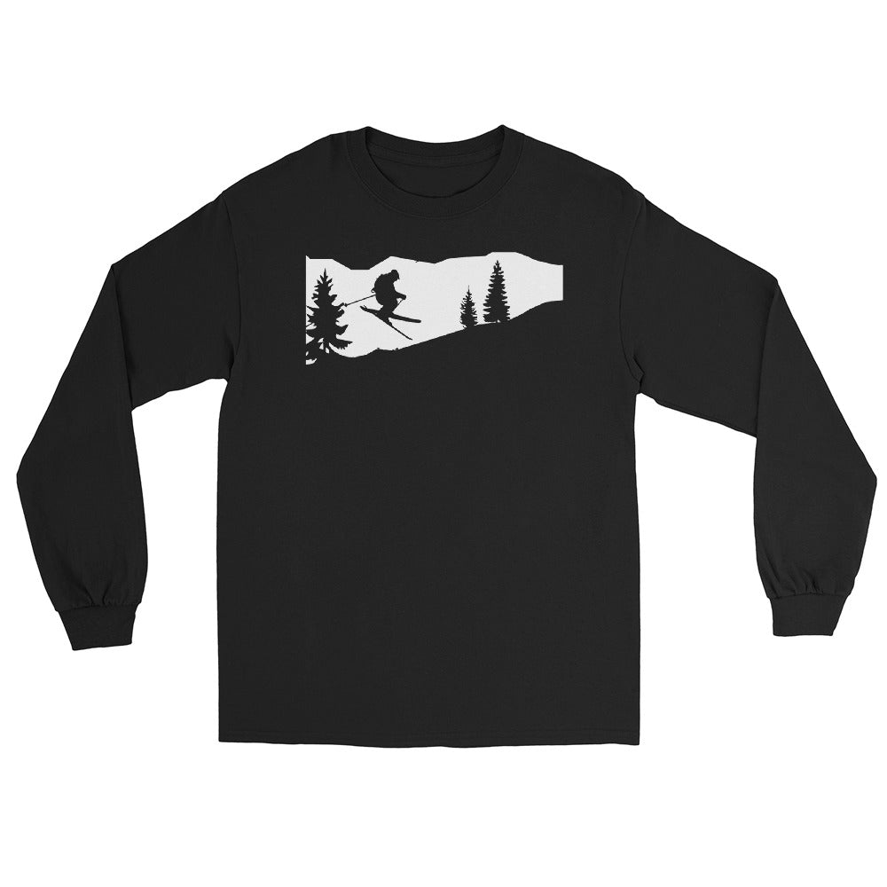 Skifahren - (51) - Herren Longsleeve klettern ski xxx yyy zzz Black