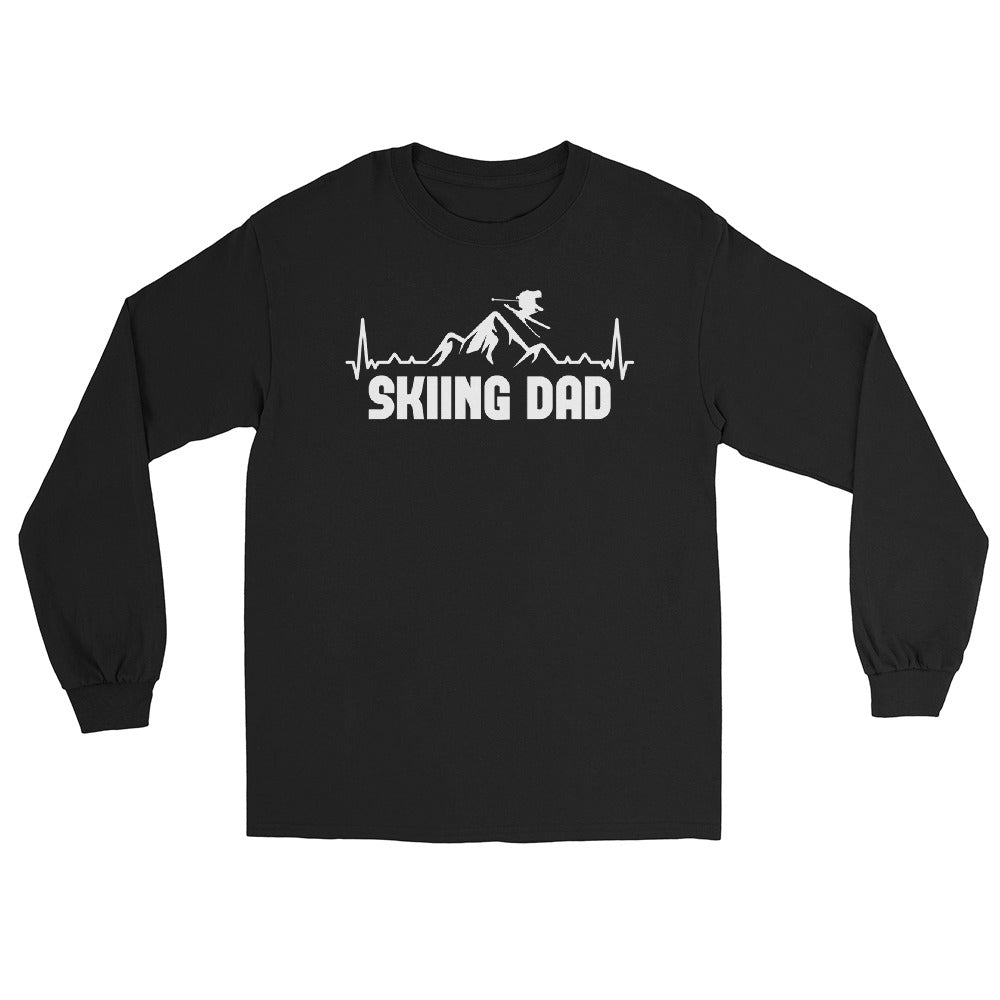 Skifahren Dad 1 - Herren Longsleeve klettern ski xxx yyy zzz Black