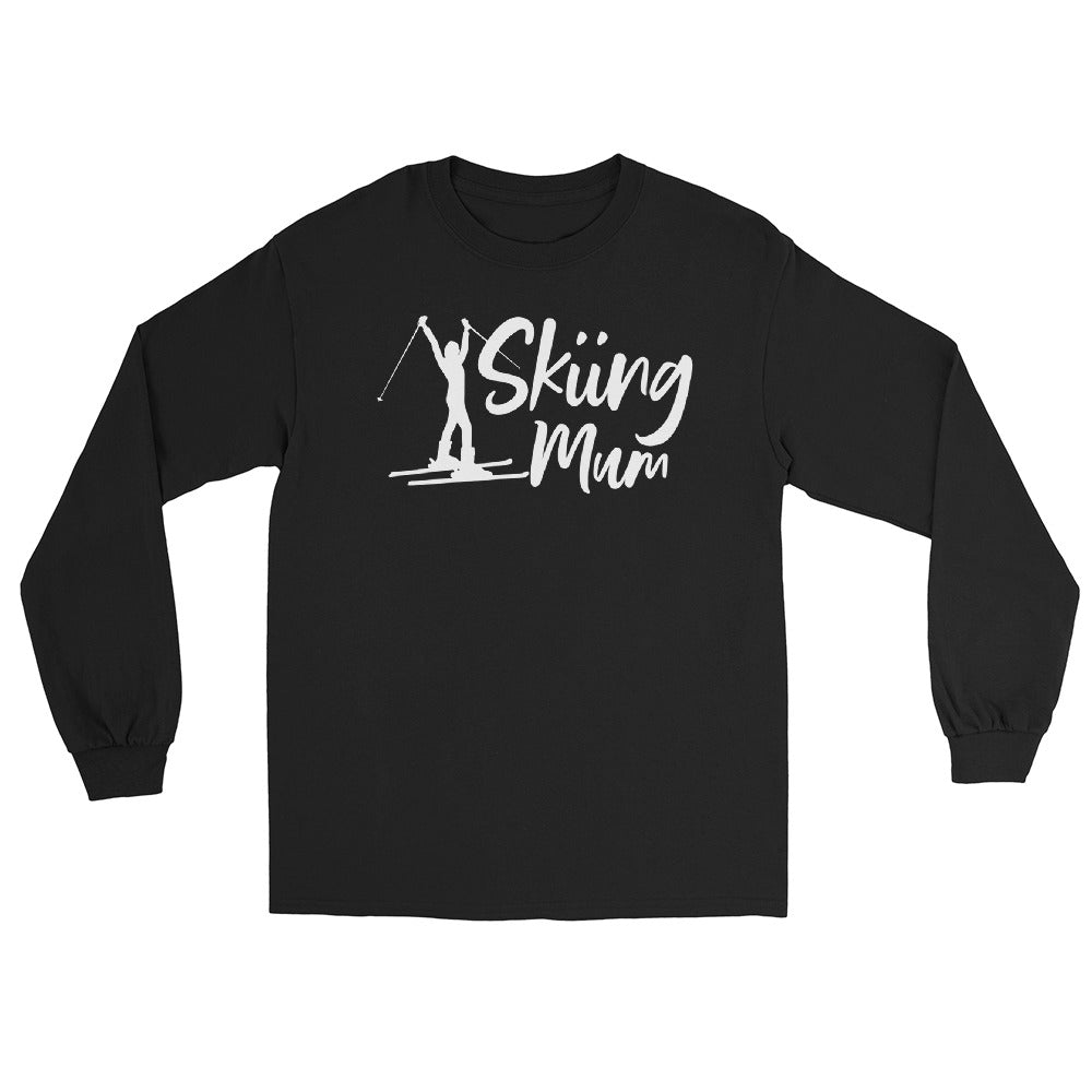 Skifahren Mum - Herren Longsleeve klettern ski xxx yyy zzz Black