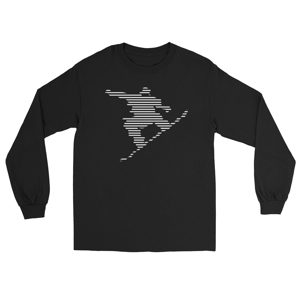 Snowboarding - Herren Longsleeve snowboarden xxx yyy zzz Black